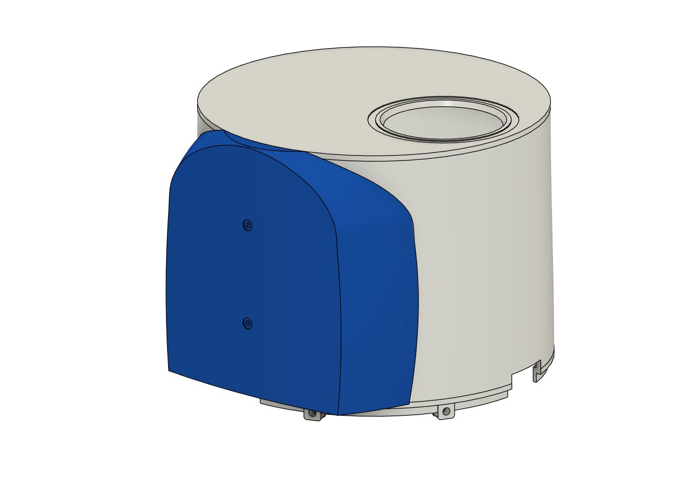 The service pod and hood seam